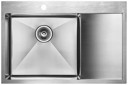 Кухонная мойка Paulmark Atlan нержавеющая сталь PM217851-BSL