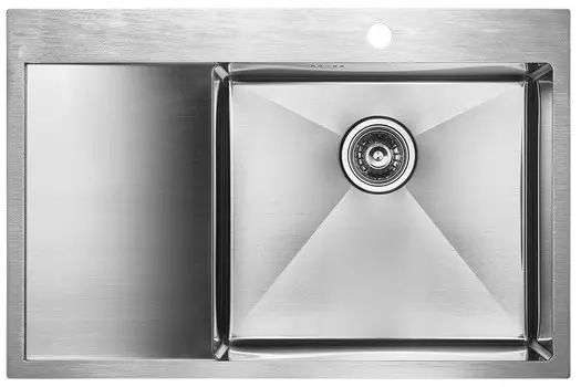 Кухонная мойка Paulmark Atlan нержавеющая сталь PM217851-BSR