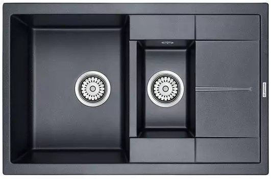 Кухонная мойка Paulmark Feste черный металлик PM237850-BLM