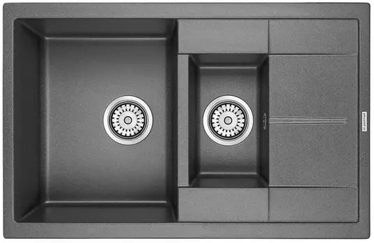 Кухонная мойка Paulmark Feste графит PM237850-DG
