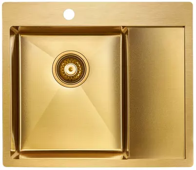 Кухонная мойка Paulmark Flank золотой матовый PM225951-BGL