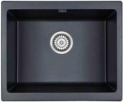 Кухонная мойка Paulmark Gera черный металлик PM205546-BLM