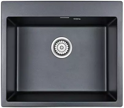 Кухонная мойка Paulmark Kante черный металлик PM106052-BLM