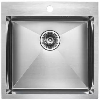 Кухонная мойка Paulmark Kroner нержавеющая сталь PM215151-BS