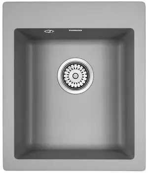 Кухонная мойка Paulmark Kante серый металлик PM104249-GRM