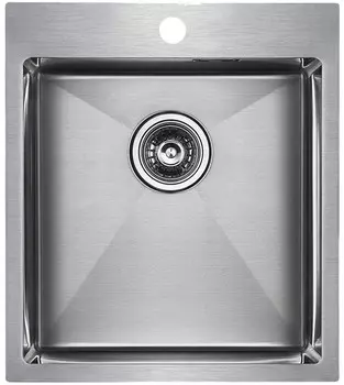 Кухонная мойка Paulmark Neckar нержавеющая сталь PM804551-BS