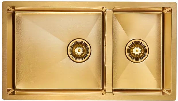 Кухонная мойка Paulmark Osser золотой матовый PM527844-BG
