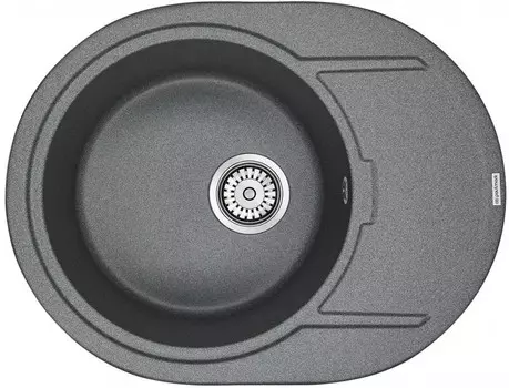 Кухонная мойка Paulmark Oval графит PM316502-DG