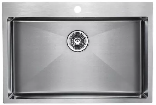 Кухонная мойка Paulmark Saar нержавеющая сталь PM807551-BS