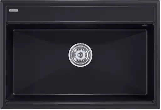 Кухонная мойка Paulmark Stepia черный металлик PM117551-BLM