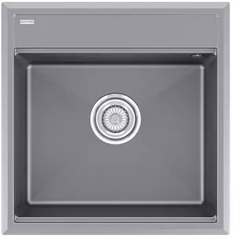 Кухонная мойка Paulmark Stepia серый металлик PM115051-GRM