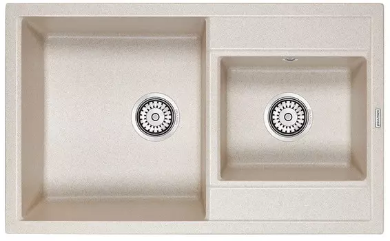 Кухонная мойка Paulmark Tandem бежевый PM238250-BE