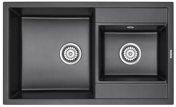 Кухонная мойка Paulmark Tandem черный PM238250-BL