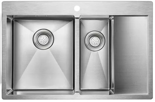 Кухонная мойка Paulmark Union нержавеющая сталь PM537851-BSL