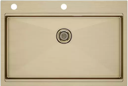 Кухонная мойка Paulmark Vast Pro золотой матовый PM707551-BG