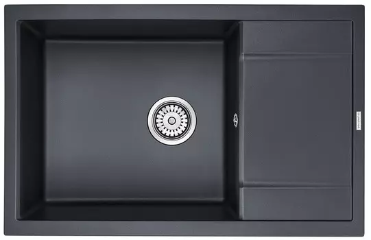 Кухонная мойка Paulmark Verlass черный металлик PM317850-BLM