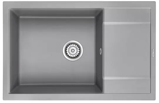Кухонная мойка Paulmark Verlass серый металлик PM317850-GRM