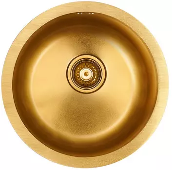 Кухонная мойка Paulmark Werra золотой матовый PM404646-BG