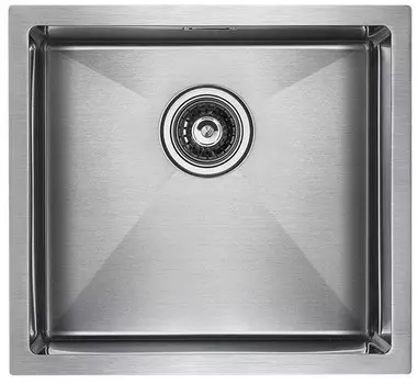 Кухонная мойка Paulmark Weser нержавеющая сталь PM804844-BS