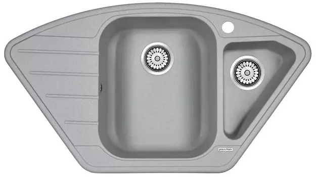Кухонная мойка Paulmark Wiese серый металлик PM529050-GRM