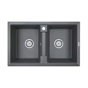 Кухонная мойка Paulmark Tandem графит PM238150-DG