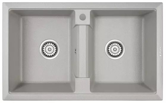 Кухонная мойка Paulmark Tandem серый PM238150-GR
