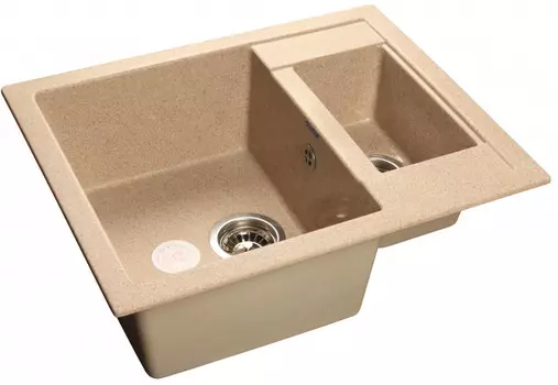 Кухонная мойка песочный GranFest Quadro GF-Q610K