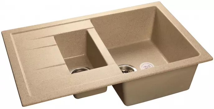 Кухонная мойка песочный GranFest Quadro GF-Q775KL