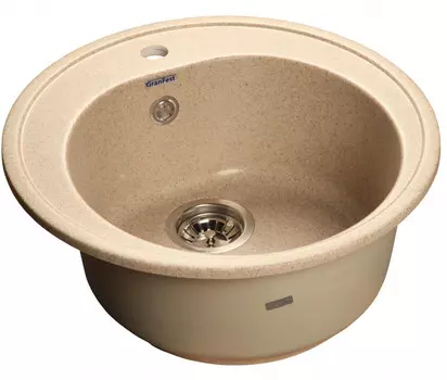 Кухонная мойка песочный GranFest Rondo GF-R510
