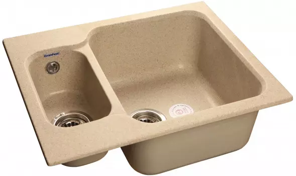 Кухонная мойка песочный GranFest Standart GF-S615K
