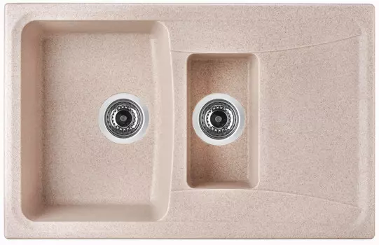 Кухонная мойка песок Ukinox Вятка Vyatka - 58