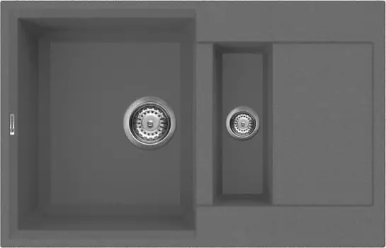 Кухонная мойка платина Tetogranit Omoikiri Sakaime 78-2-PL