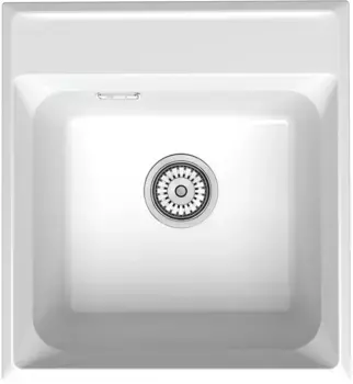 Кухонная мойка Point Мисти PN3011W 46x50 см, белый