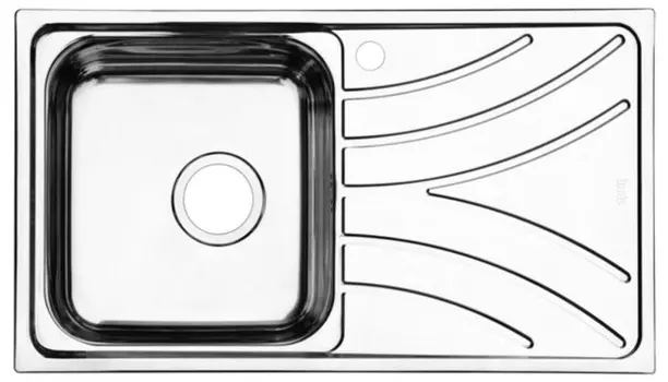 Кухонная мойка полированная сталь IDDIS Arro ARR78PLi77