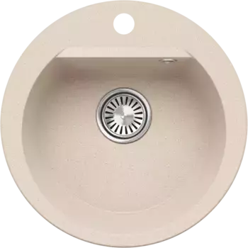 Кухонная мойка Polygran Atol-460 кремовый 854758