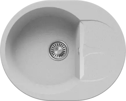 Кухонная мойка Polygran Atol-620 светло-серый 854833