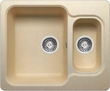 Кухонная мойка Polygran бежевый F-09 №27