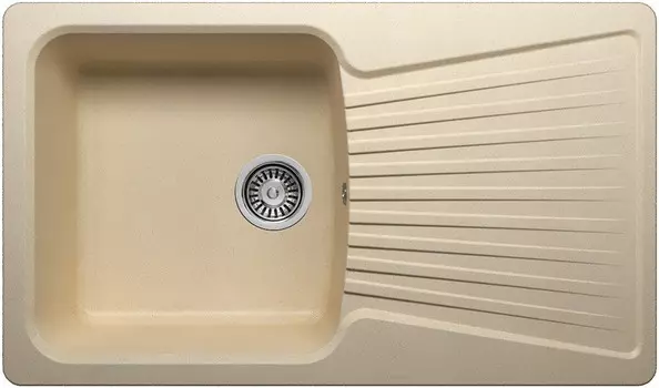 Кухонная мойка Polygran бежевый F-12 №27