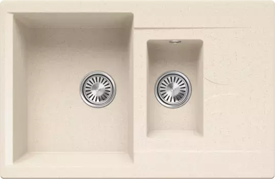 Кухонная мойка Polygran Brig-770 кремовый 854901
