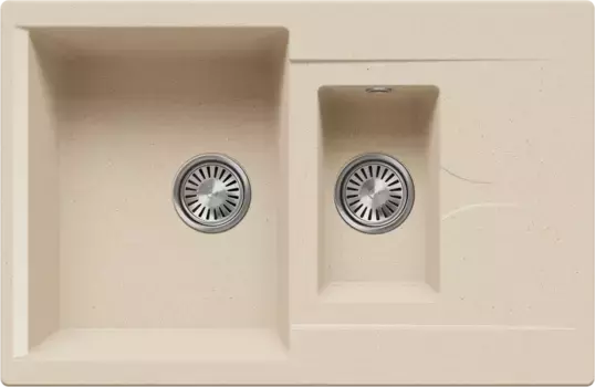 Кухонная мойка Polygran Brig-770 опал 621459