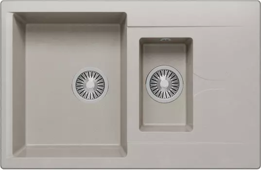 Кухонная мойка Polygran Brig-770 серый 621398