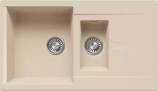 Кухонная мойка Polygran Brig-870 опал 855502