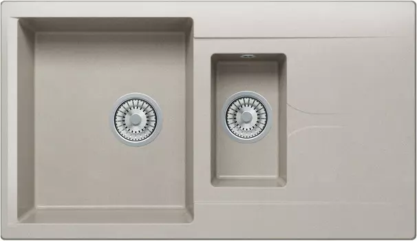 Кухонная мойка Polygran Brig-870 серый 627376