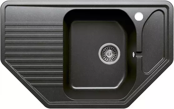 Кухонная мойка Polygran черный F-10 №16