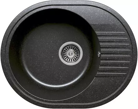 Кухонная мойка Polygran черный F-22 №16