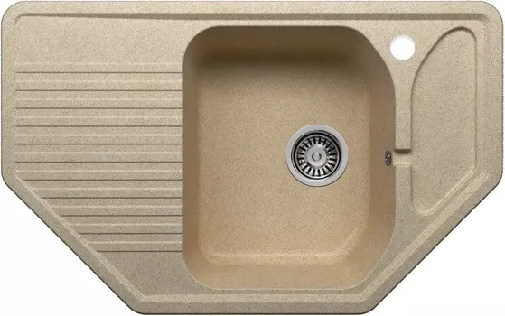 Кухонная мойка Polygran песочный F-10 №302