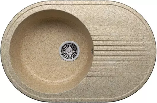 Кухонная мойка Polygran песочный F-16 №302