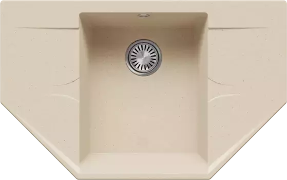 Кухонная мойка Polygran Riff-800 опал 855557