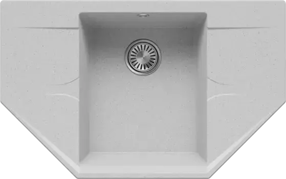 Кухонная мойка Polygran Riff-800 светло-серый 855120