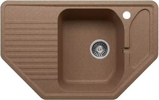 Кухонная мойка Polygran терракот F-10 №307
